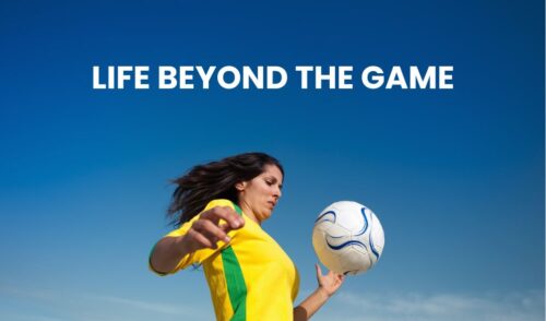 2. This image captures the essence of mental strength in sports — calm focus and precision during athletic performance.